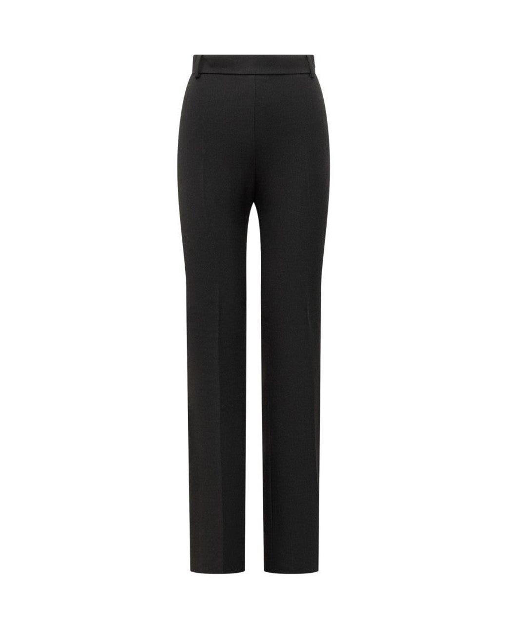 Pinko Black Chic Tailored Trousers For The Modern Wardrobe