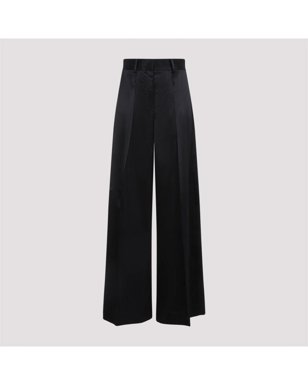 Jil Sander Black Viscose Pants
