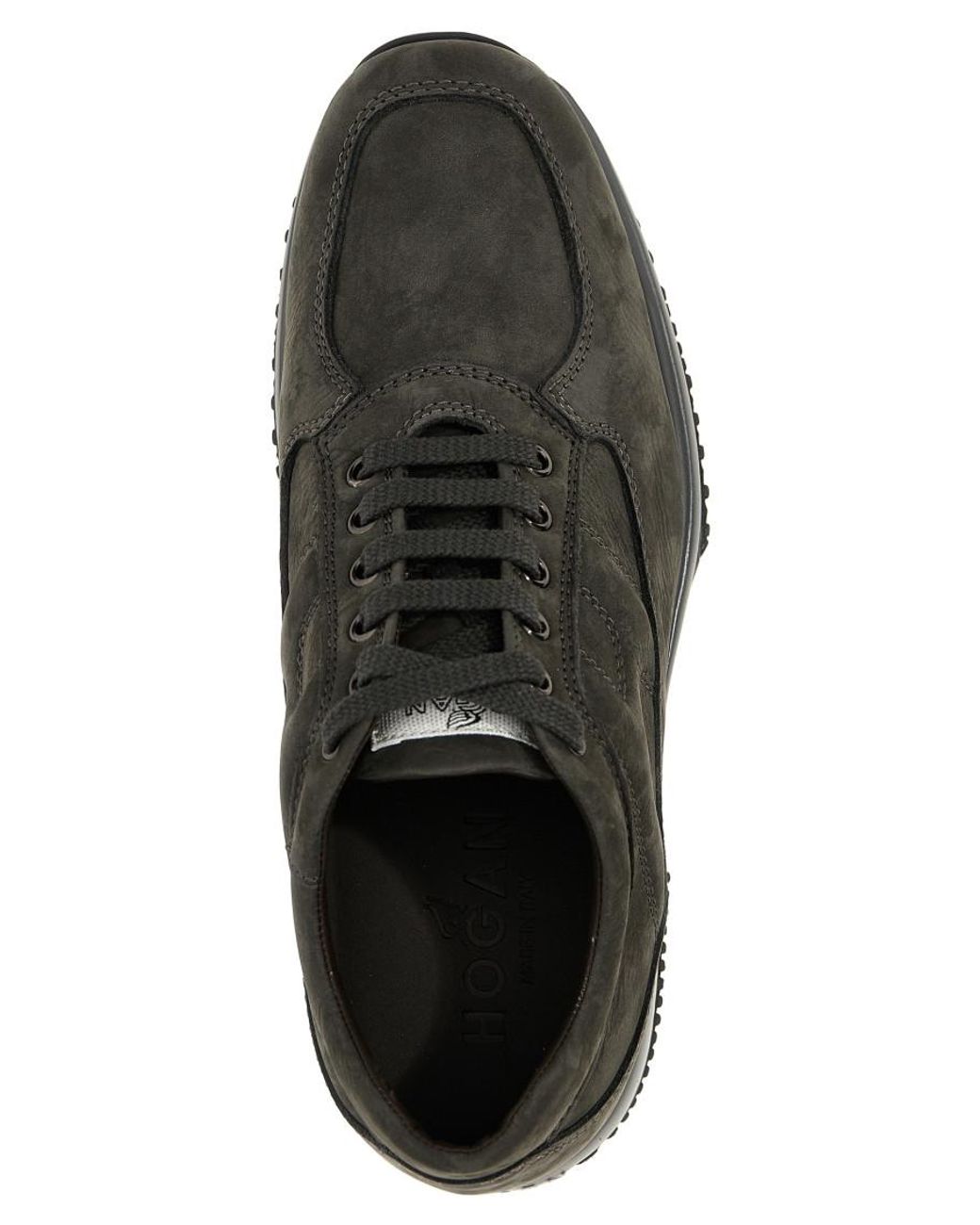 Hogan Brown 'Interactive' Sneakers for men