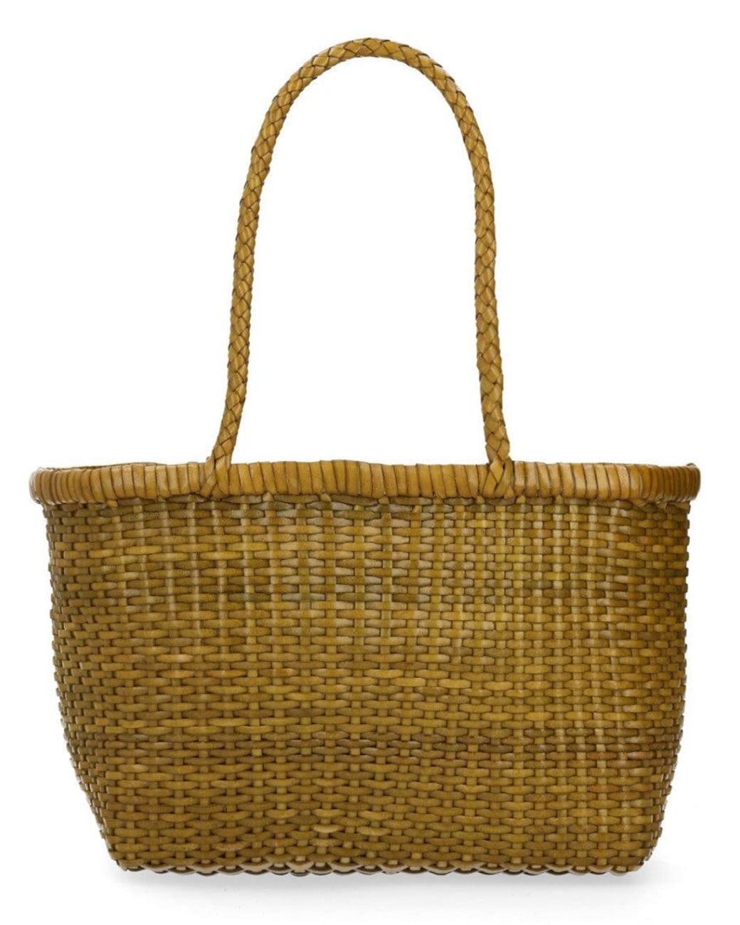 Dragon Diffusion Green B Weave Small Shoulder Bag