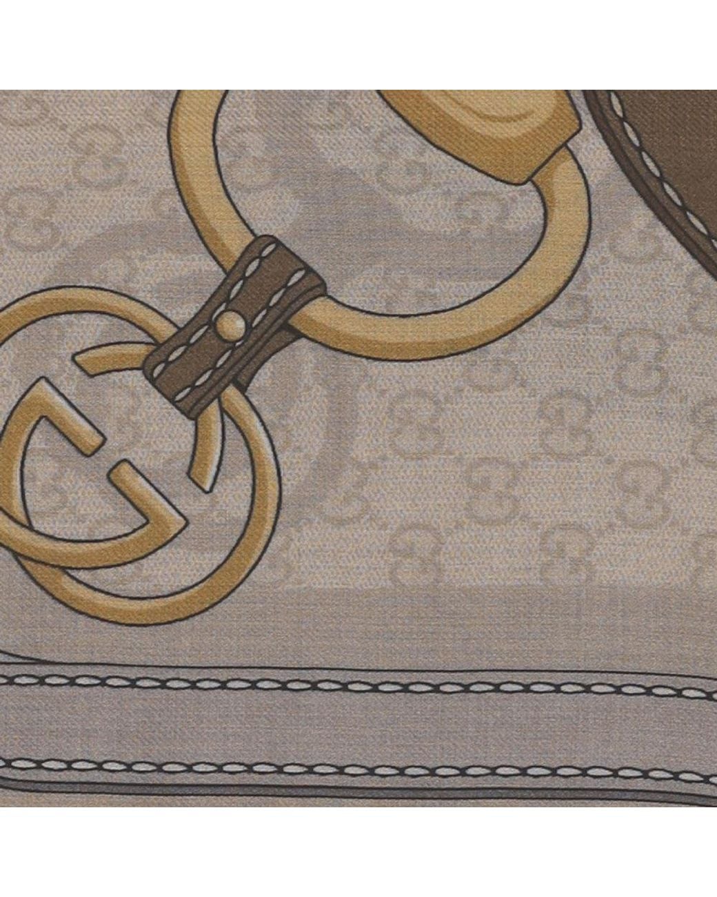 Gucci Natural Logo Scarf