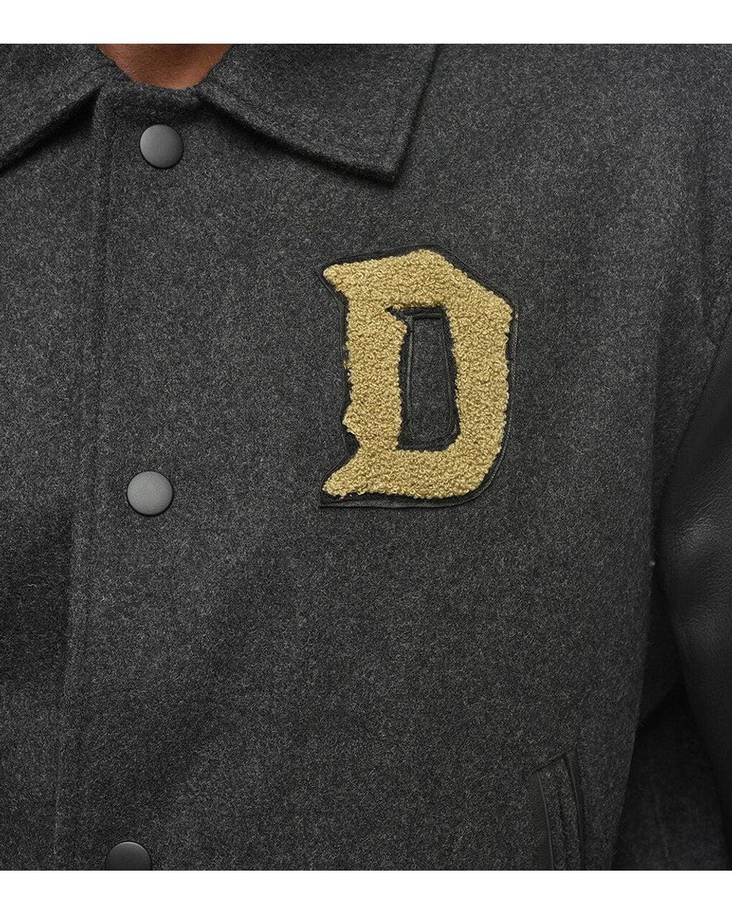 DIESEL Black Regular Logo Jacket for men