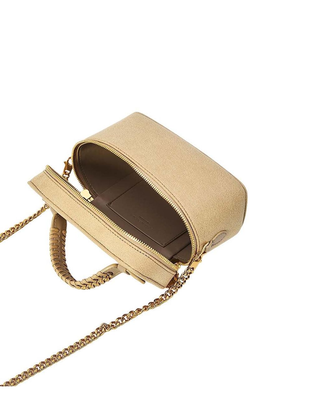 Stella McCartney Metallic Falabella Mini Crossbody Bag