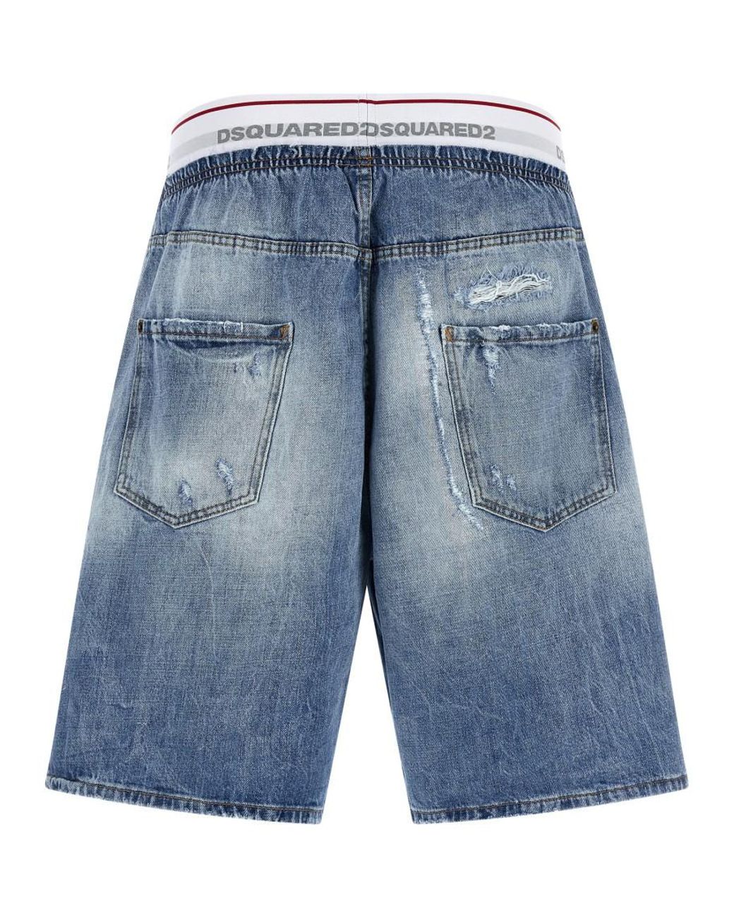 DSquared² Blue ² Cotton Bermuda Shorts for men