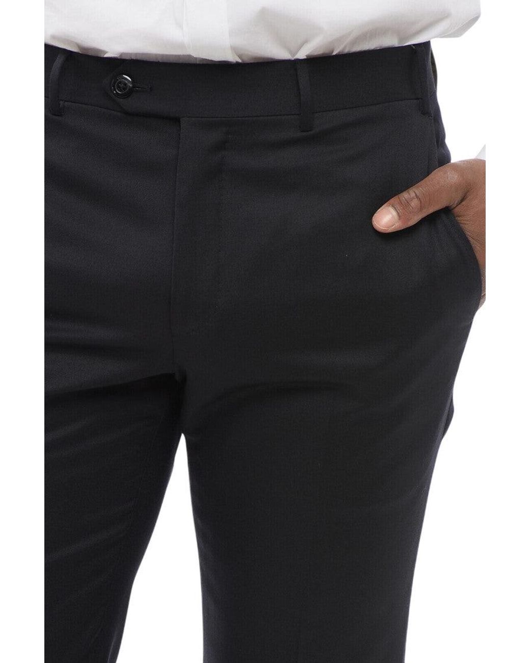 Corneliani Black Mantua Trousers for men