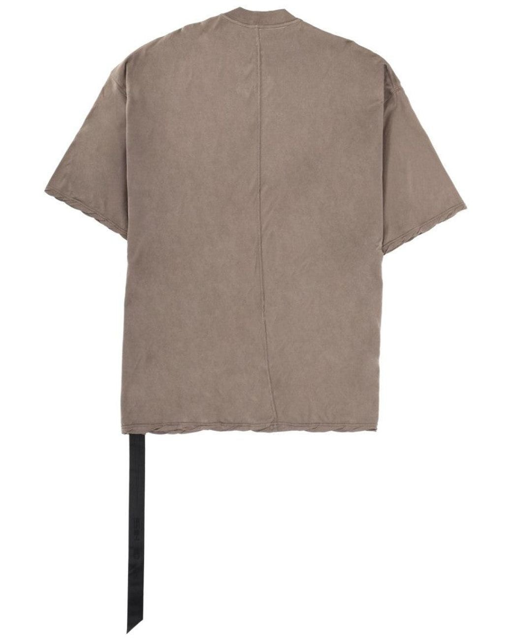 Rick Owens Gray Rick Owens Drkshdw Cotton T-Shirt for men