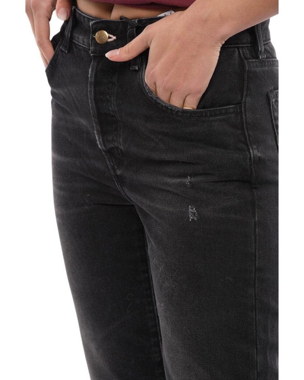 Washington DEE-CEE U.S.A. Black Straight High Rise Jeans