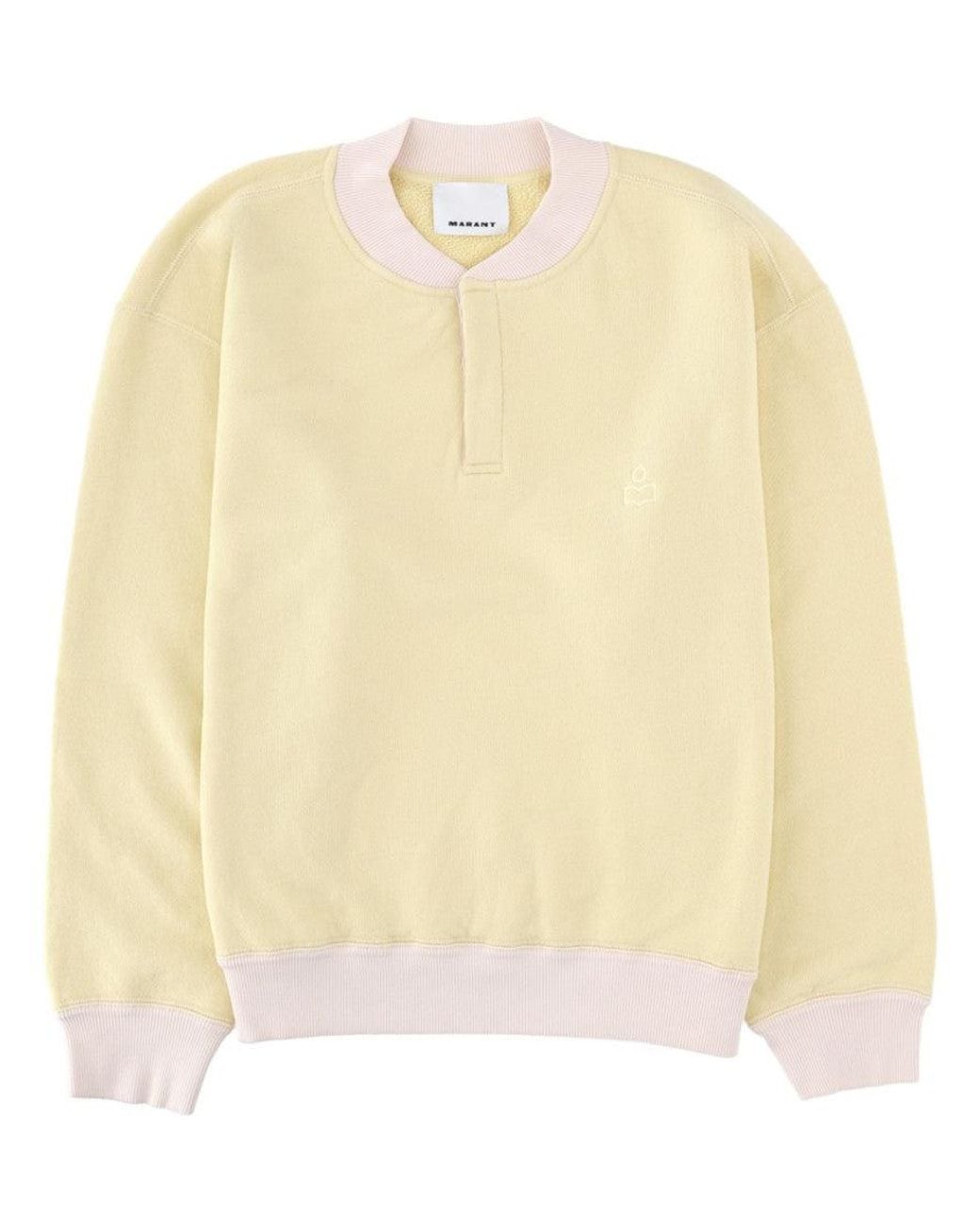Isabel Marant Natural Pale Solid Sweatshirt for men