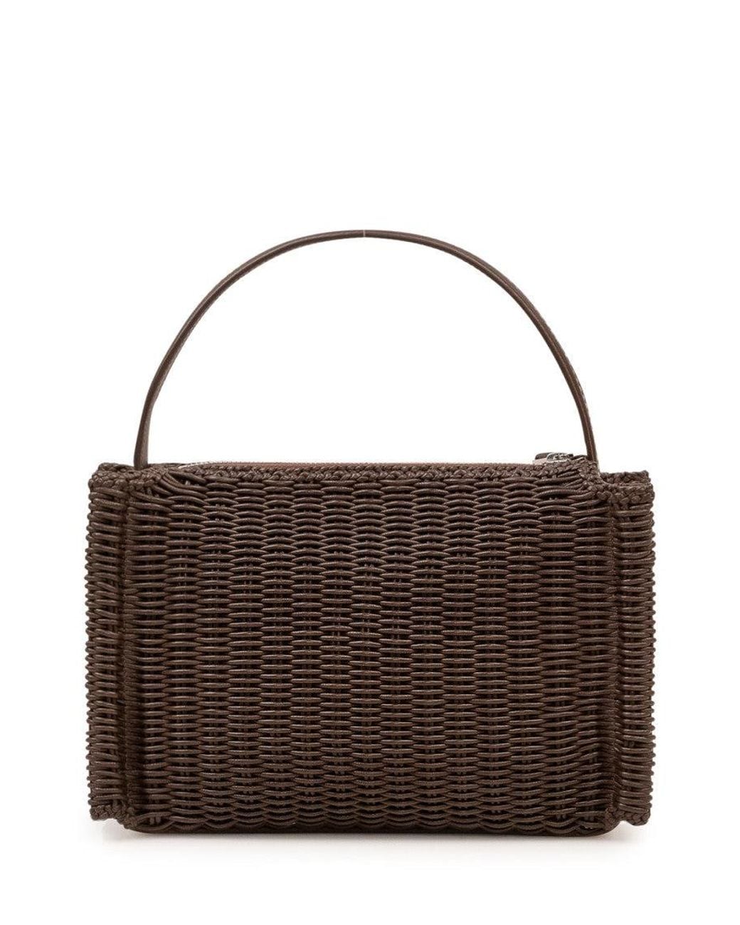 J.W. Anderson Brown Woven Small Shoulder Bag