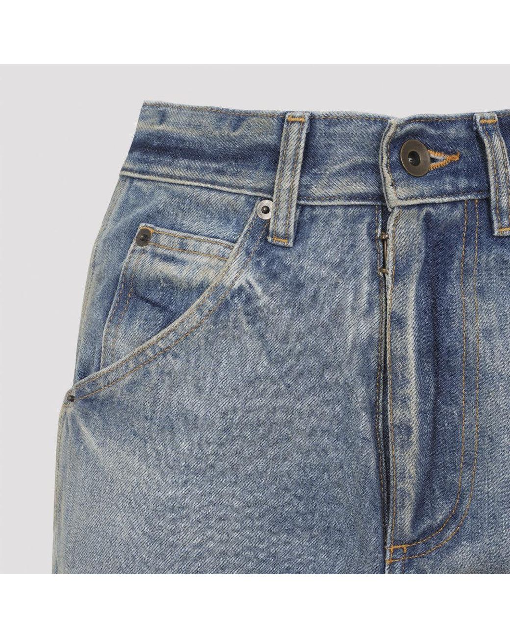 Maison Margiela Blue Light Cotton Jeans