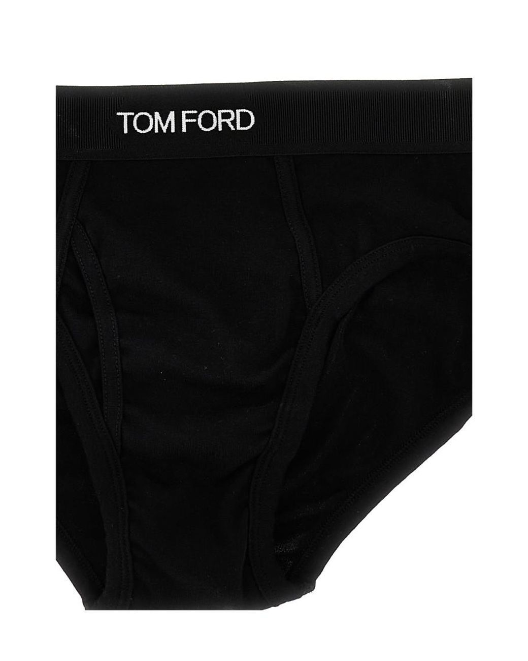 Tom Ford Black Logo Briefs for men