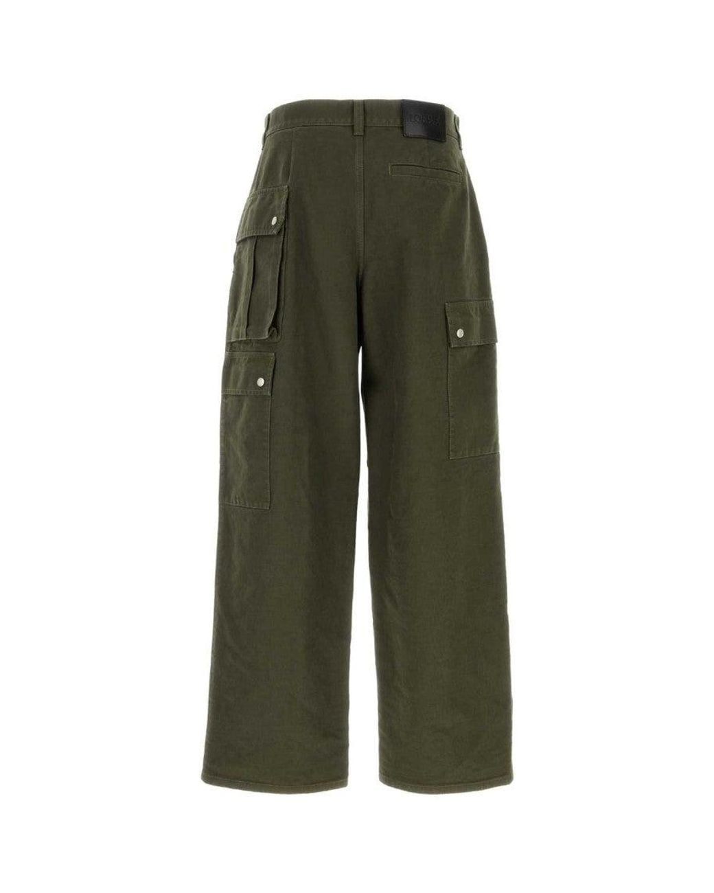 Loewe Green Cargo Pants for men
