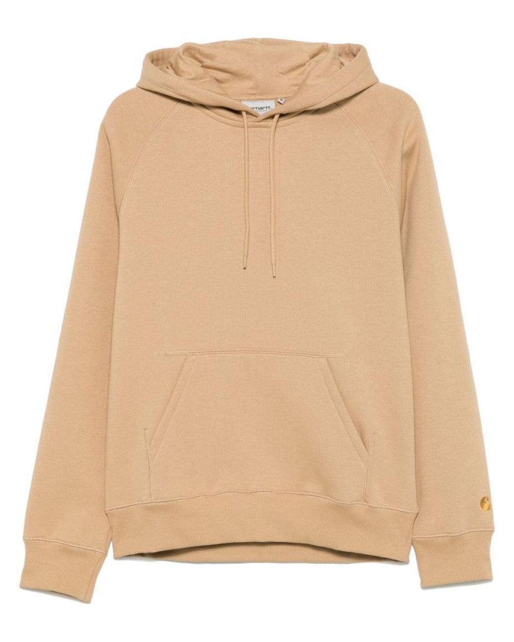 Carhartt Natural Logo Cotton Hoodie for men