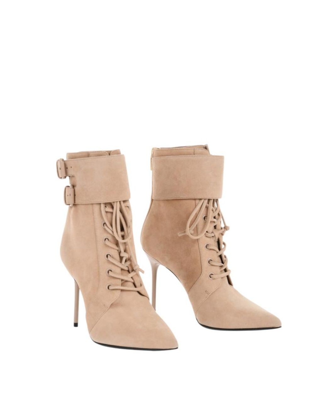 Balmain Natural Suede Uria Boots