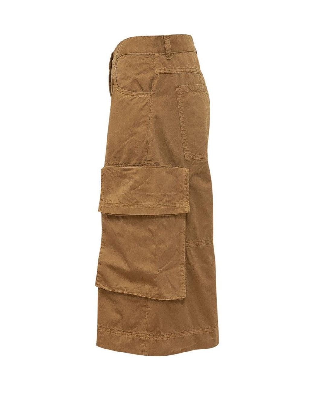 Pinko Natural Cargo Shorts