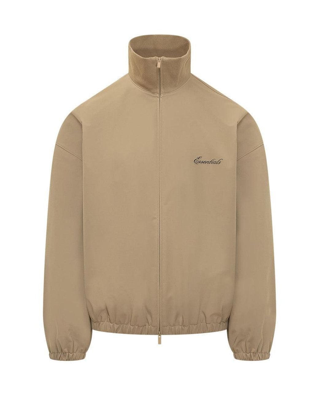 Fear Of God Natural Solid Mock Collar Jacket for men