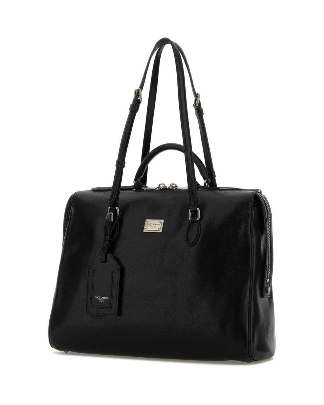 Dolce & Gabbana Black Vittoria Handbag