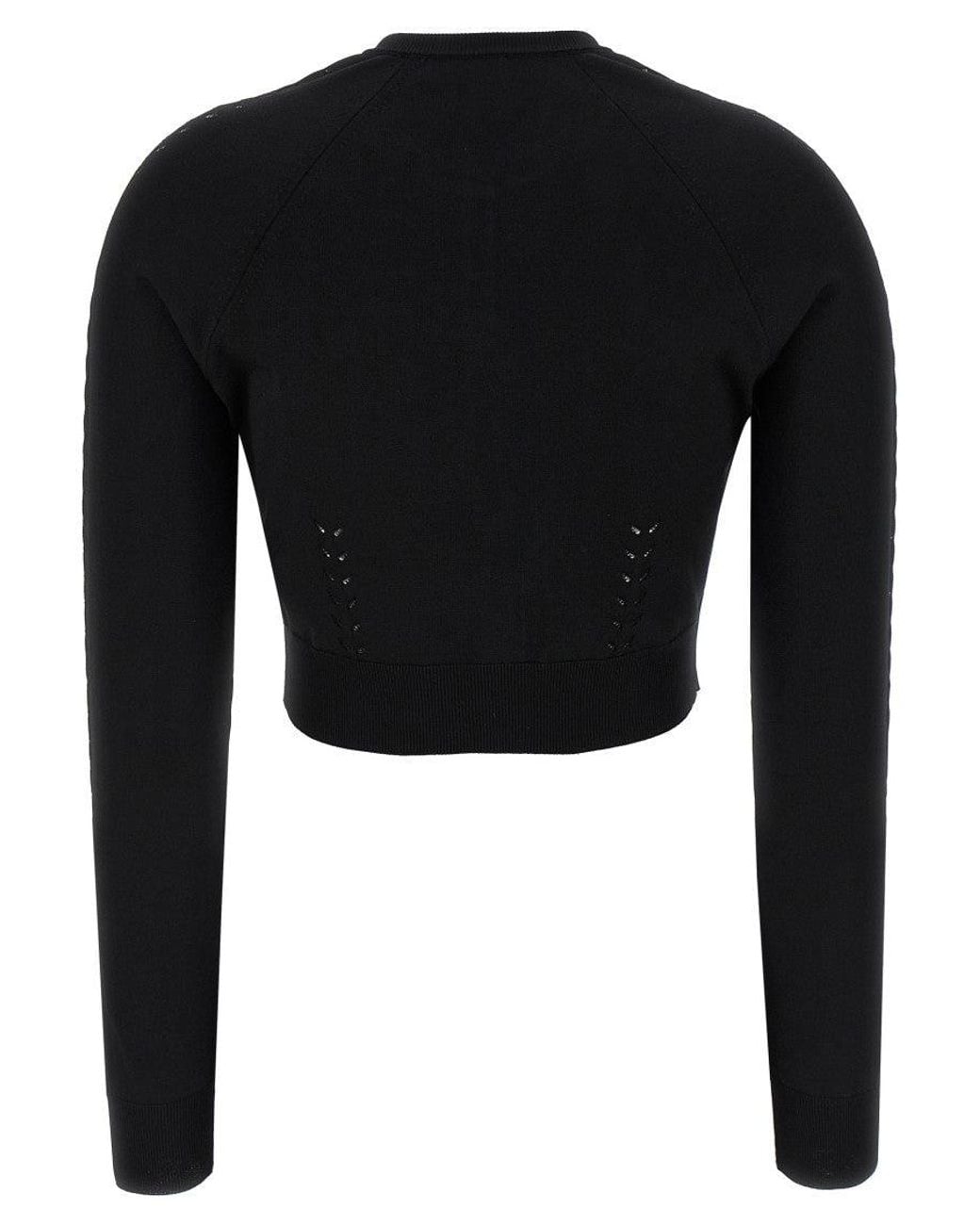 Dolce & Gabbana Black Dolce & Gabbana Viscose Crop Cardigan