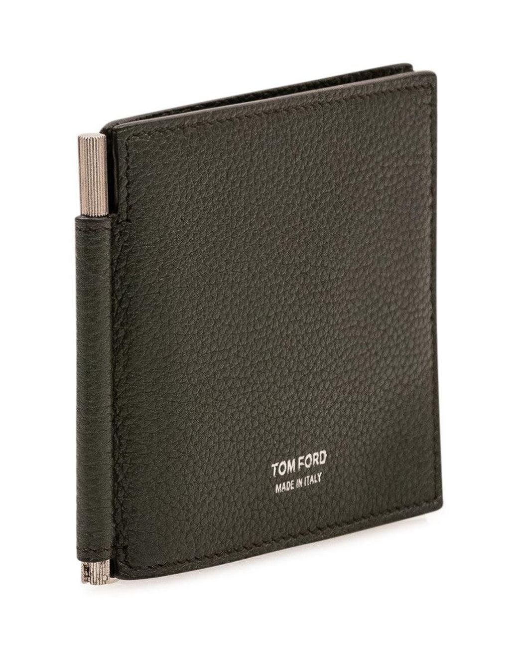 Tom Ford Black Textured Wallet for men