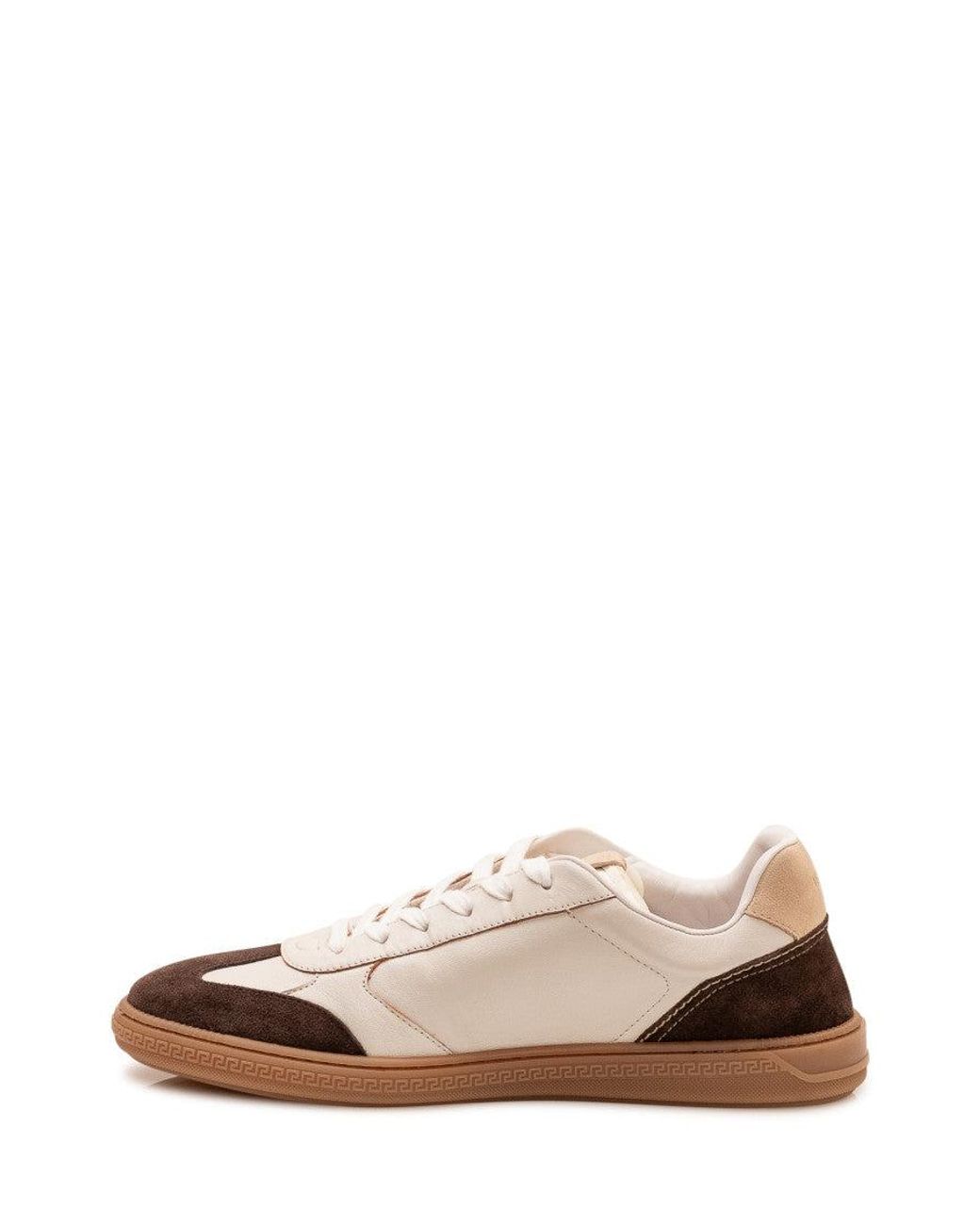Versace Natural Color-Block Sneakers for men