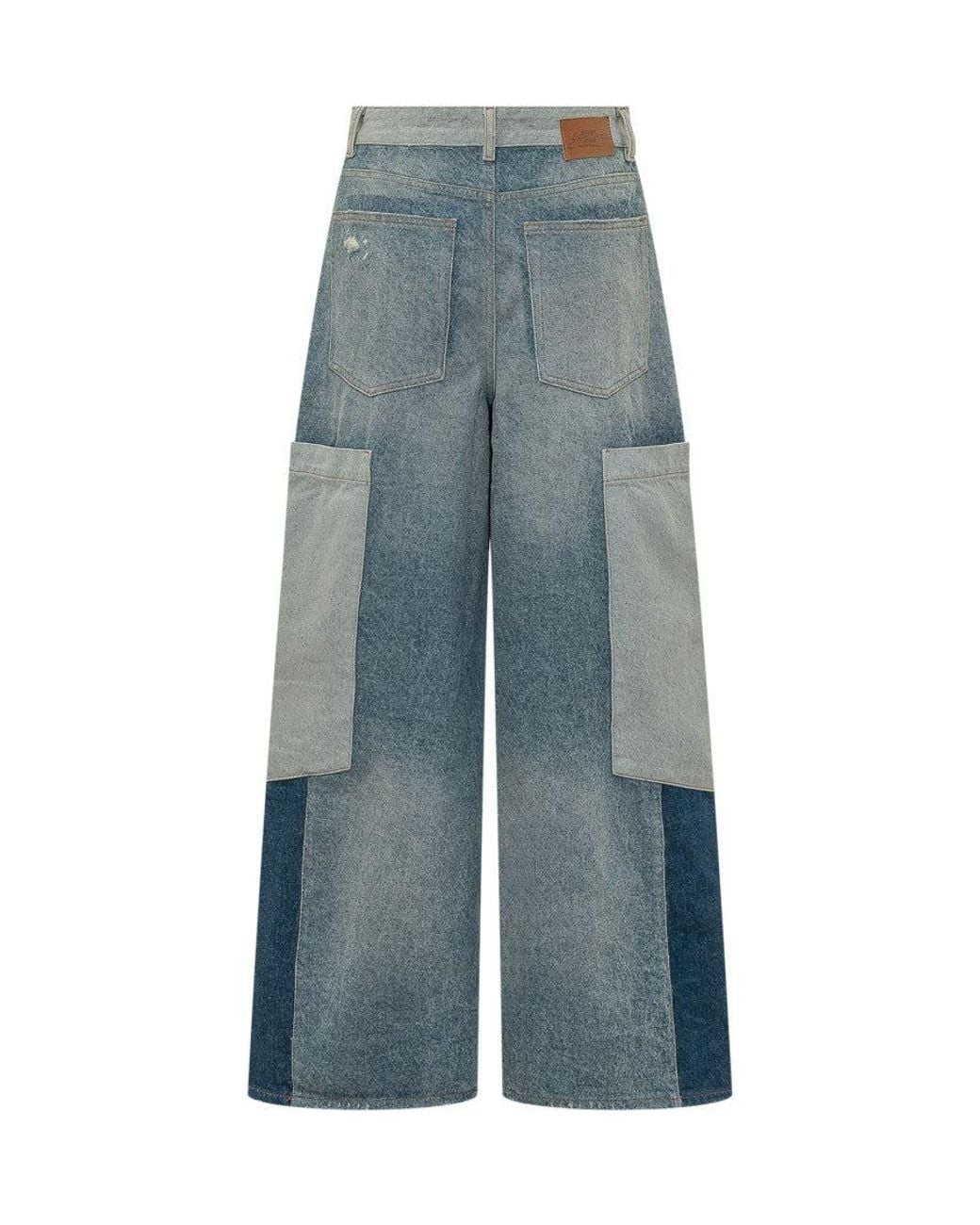 Ganni Blue Loose High Rise Jeans