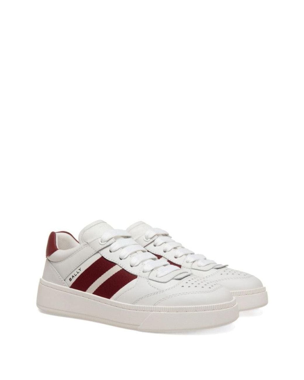 Bally Pink Leather Sneakers