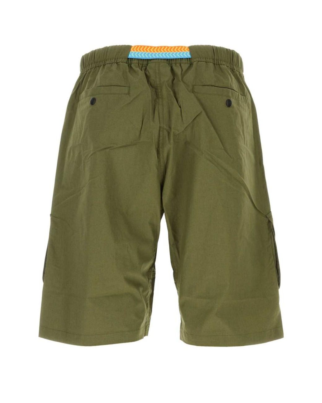 Marcelo Burlon Green Solid Shorts for men