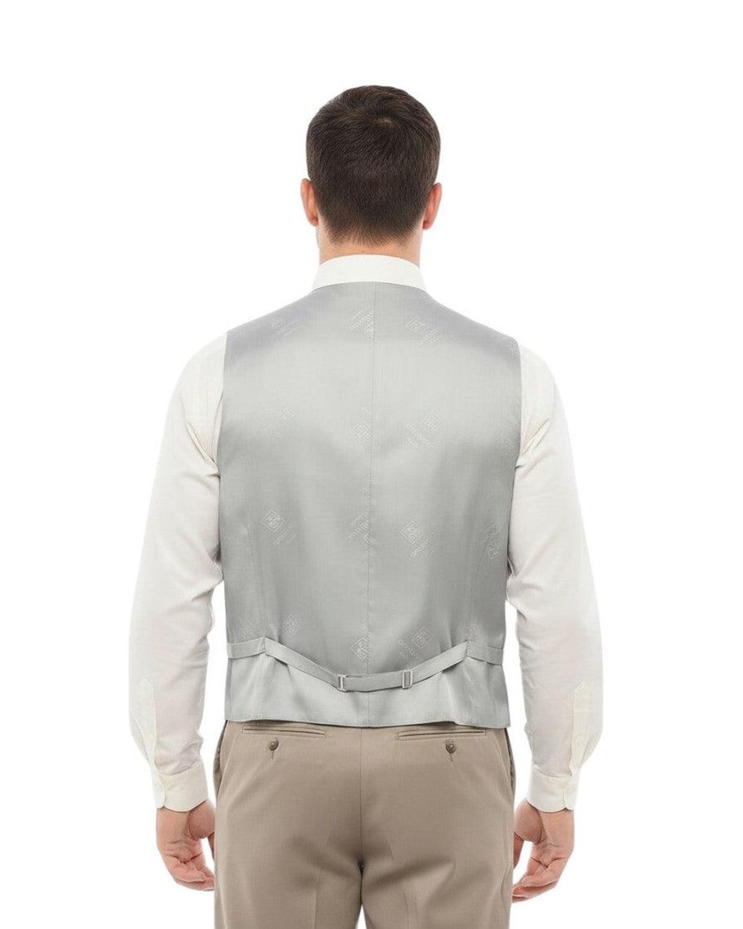 Corneliani White Single Breasted Waistcoat for men