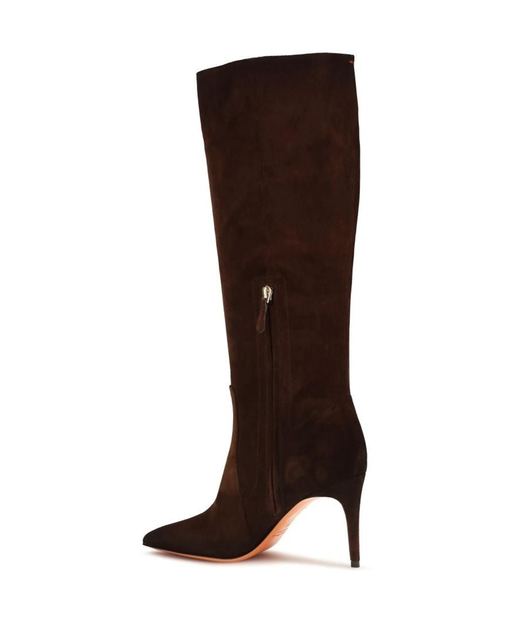 Santoni Brown Suede Boots