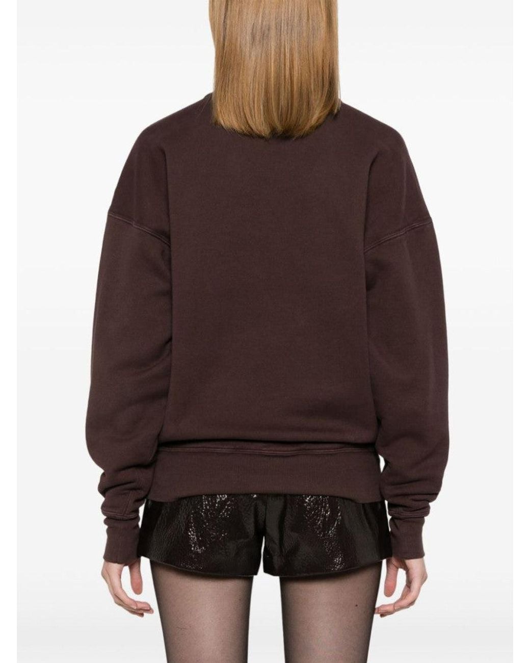 Saint Laurent Brown Crewneck Sweatshirt