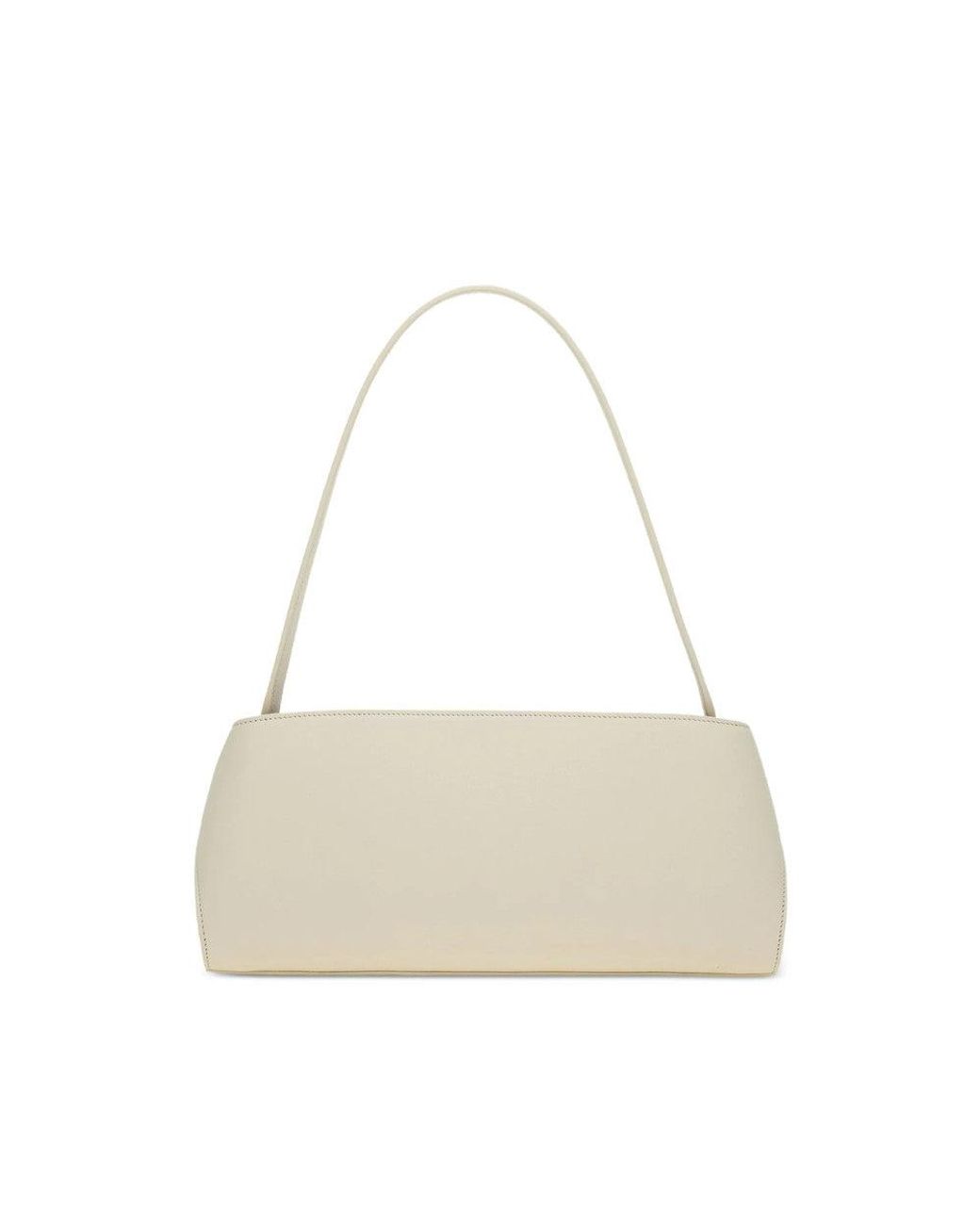 Ferragamo White Off Hug Large Shoulder Bag