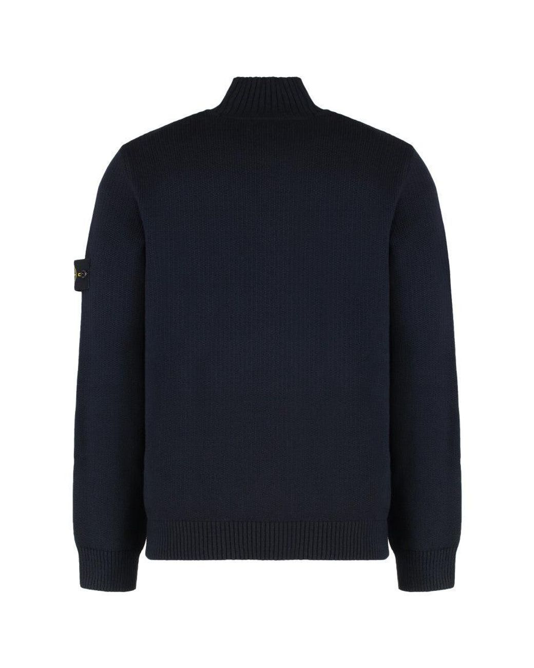 Stone Island Blue Turtlenecks for men