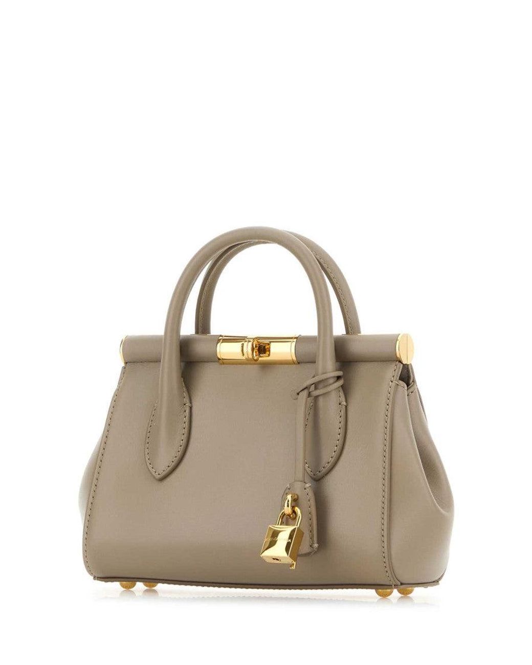 Dolce & Gabbana Metallic Marlene Satchel Bag