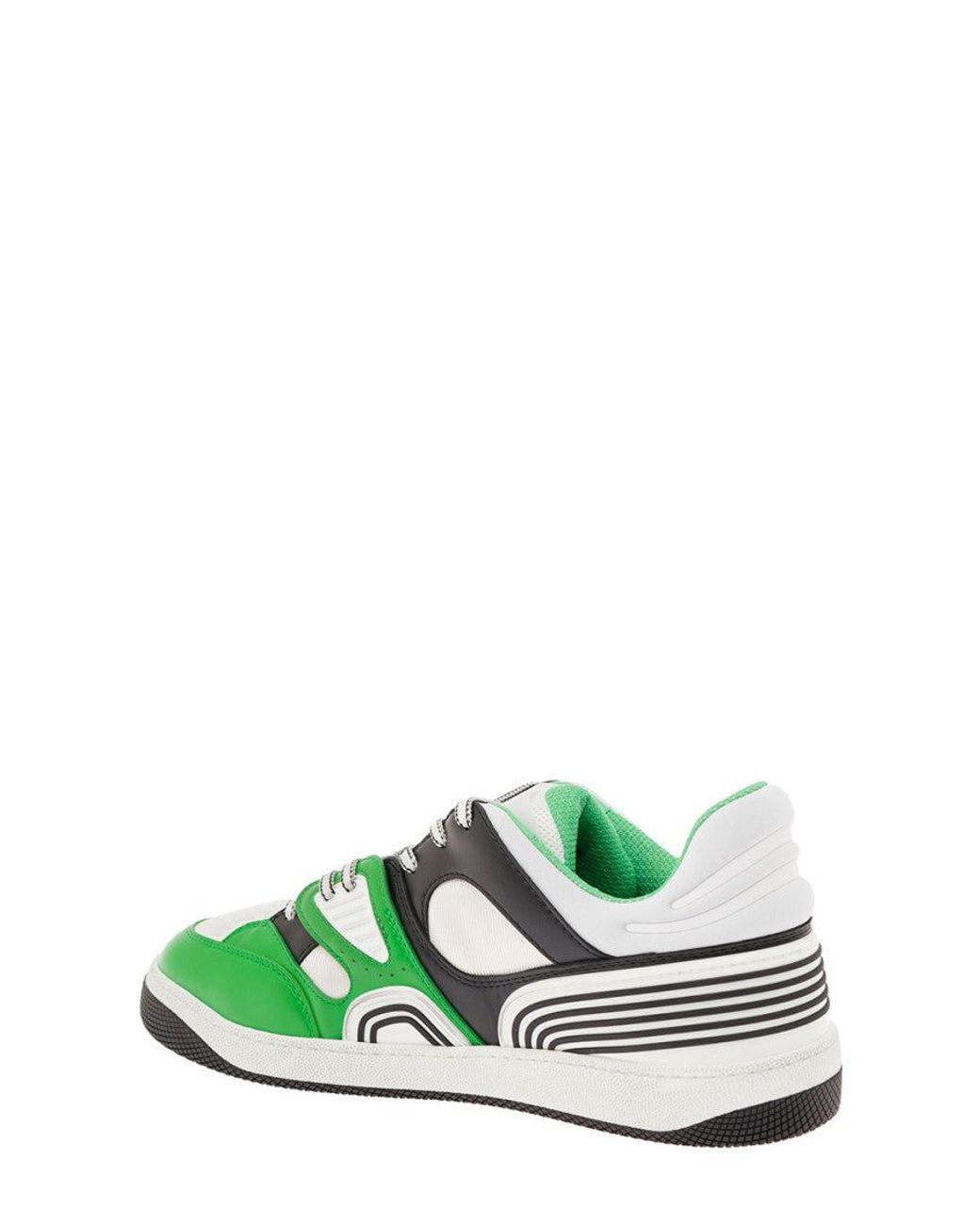Gucci Green Color Block Sneakers for men