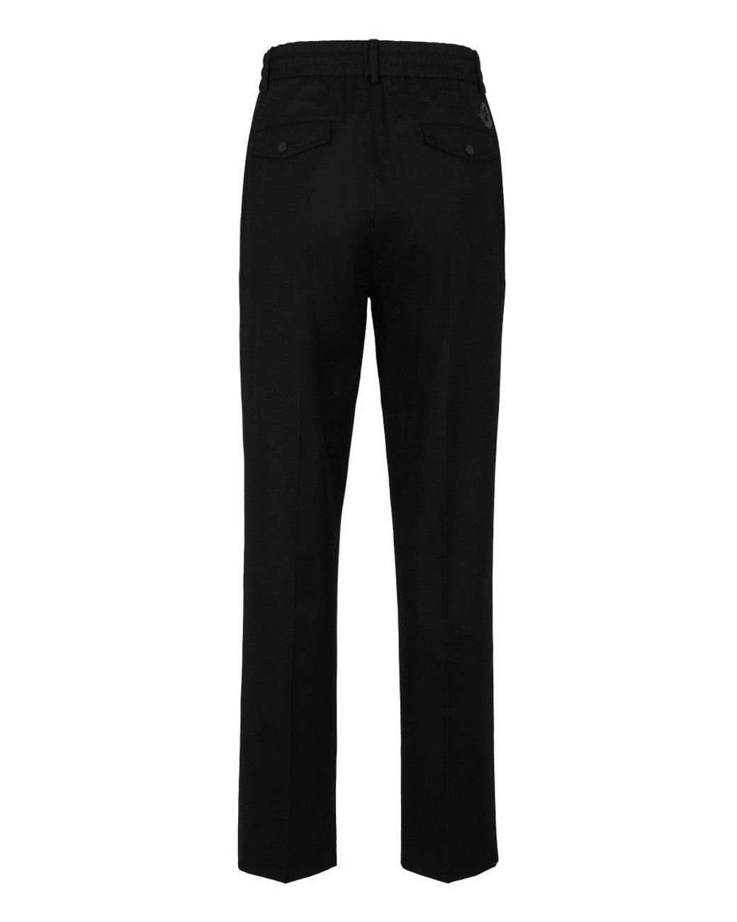 Moncler Black Suit Trousers for men