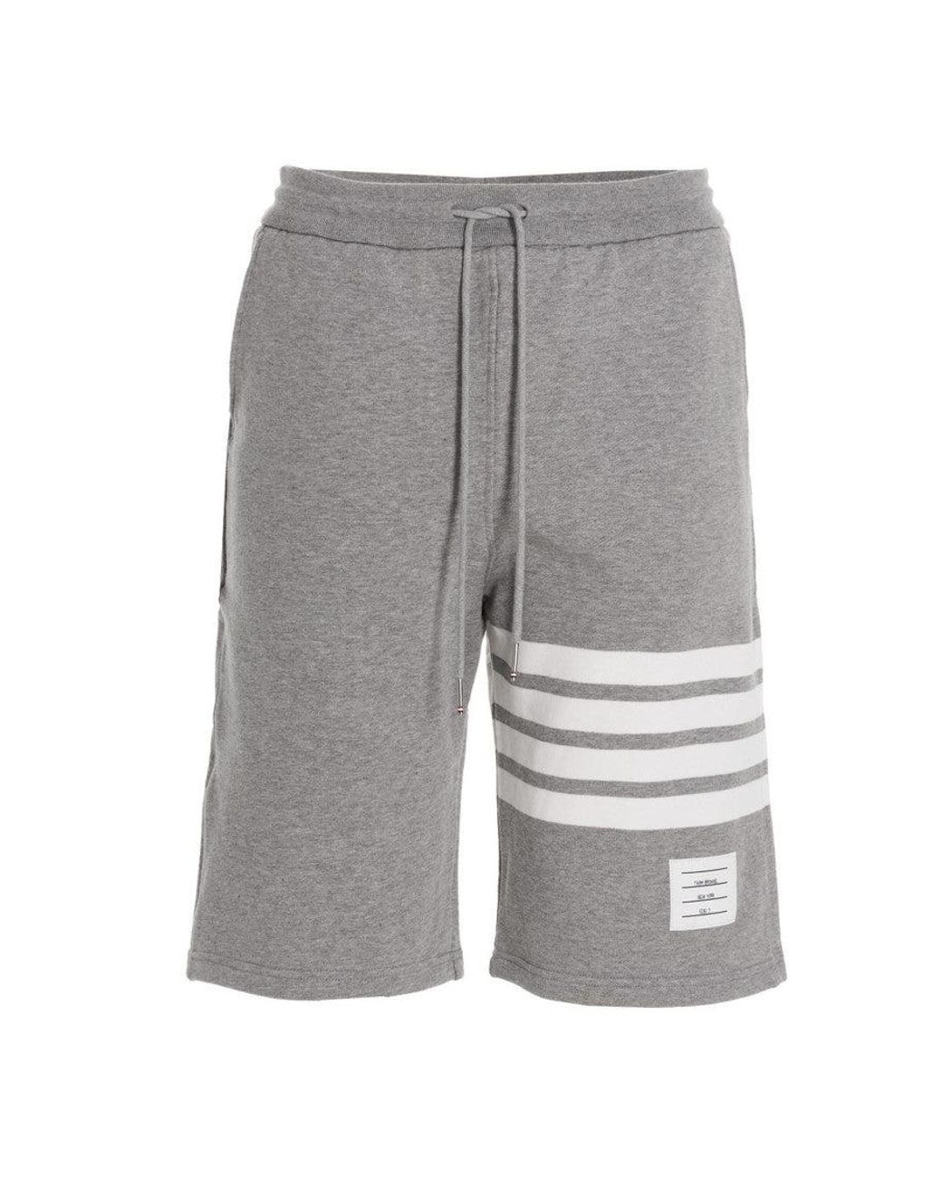 Thom Browne Gray 4 Bar Bermuda, Short for men