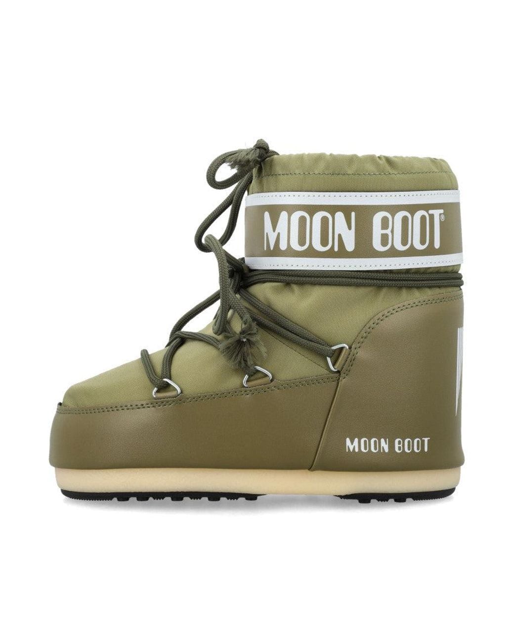 Moon Boot Green Khaki Classic Icon Boots