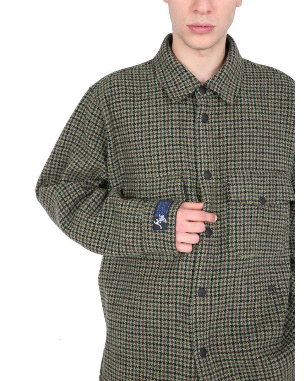 MSGM Green Oversized Shirt for men
