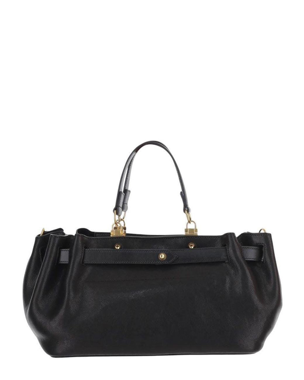 Balenciaga Black Fan Carry All Small Tote