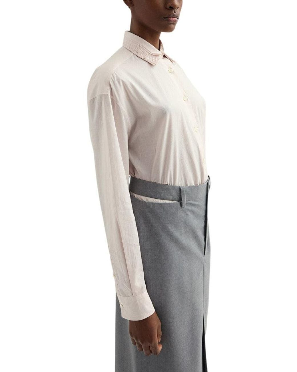 Jil Sander White Cotton Shirt