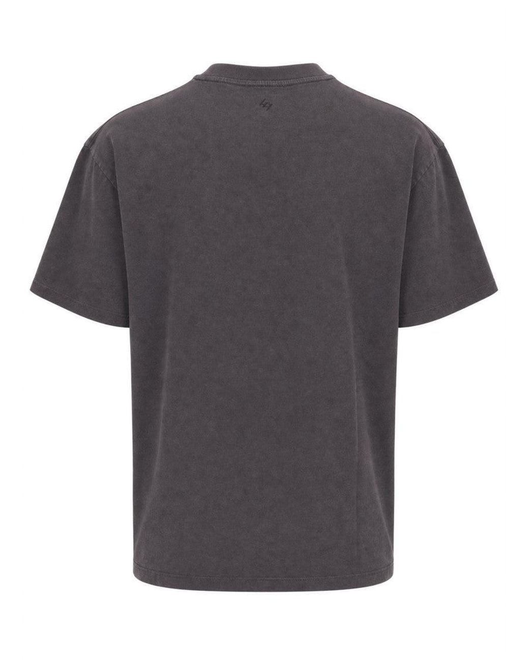 Represent Gray Dark Crew Neck T-Shirt for men