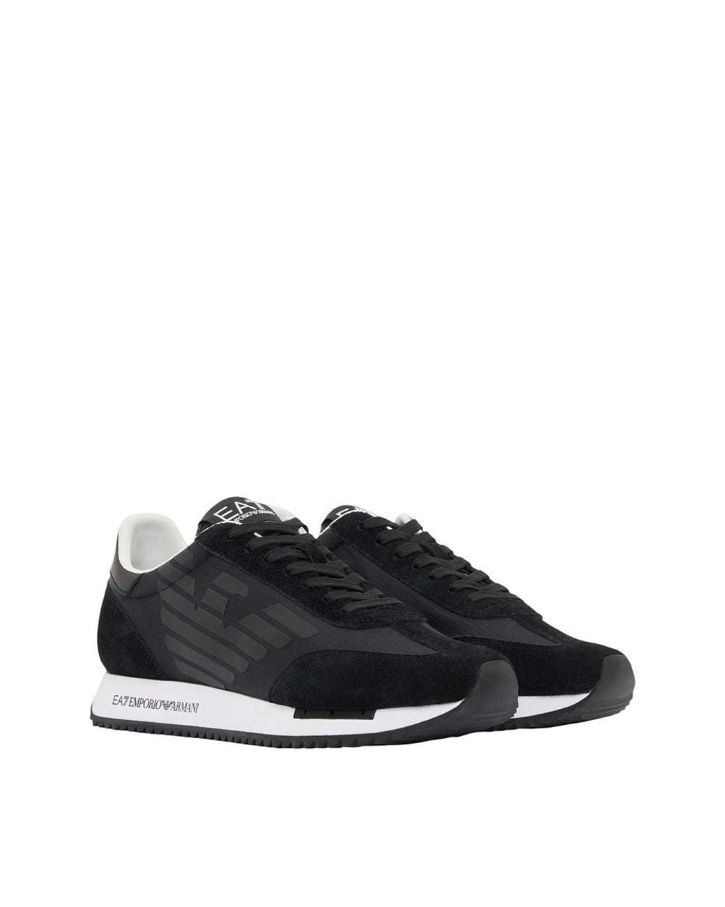 EA7 Blue Logo Sneakers for men