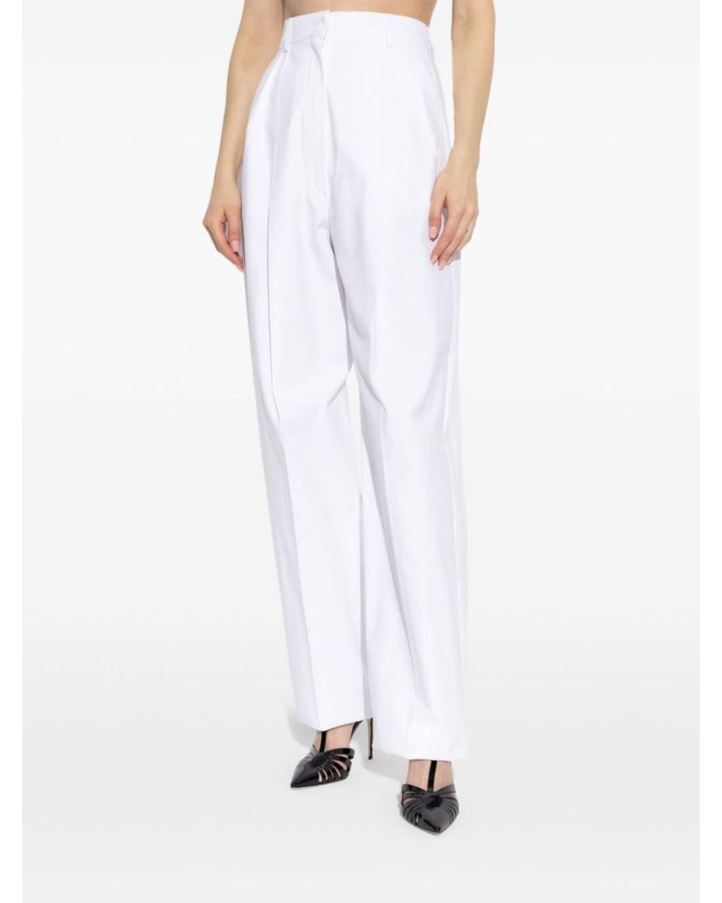 Sportmax White Leone Pants