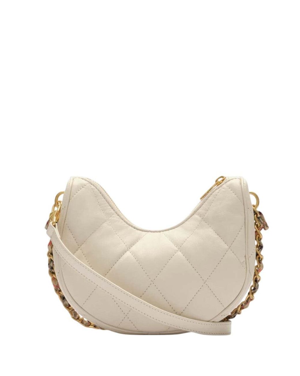 Burberry Natural Horseshoe Small Crossbody Bag