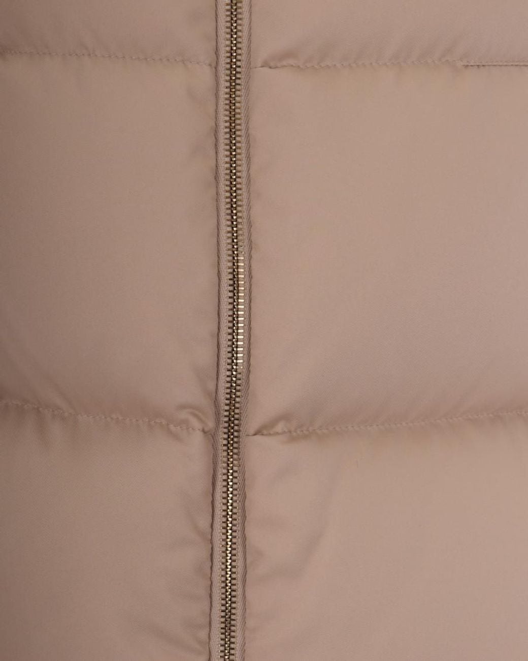 Herno Brown Quilted Mock Collar Jacket
