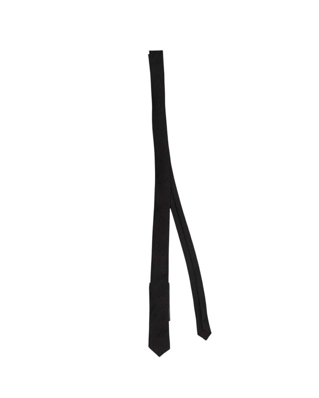 Saint Laurent Blue Monogram Logo Tie for men