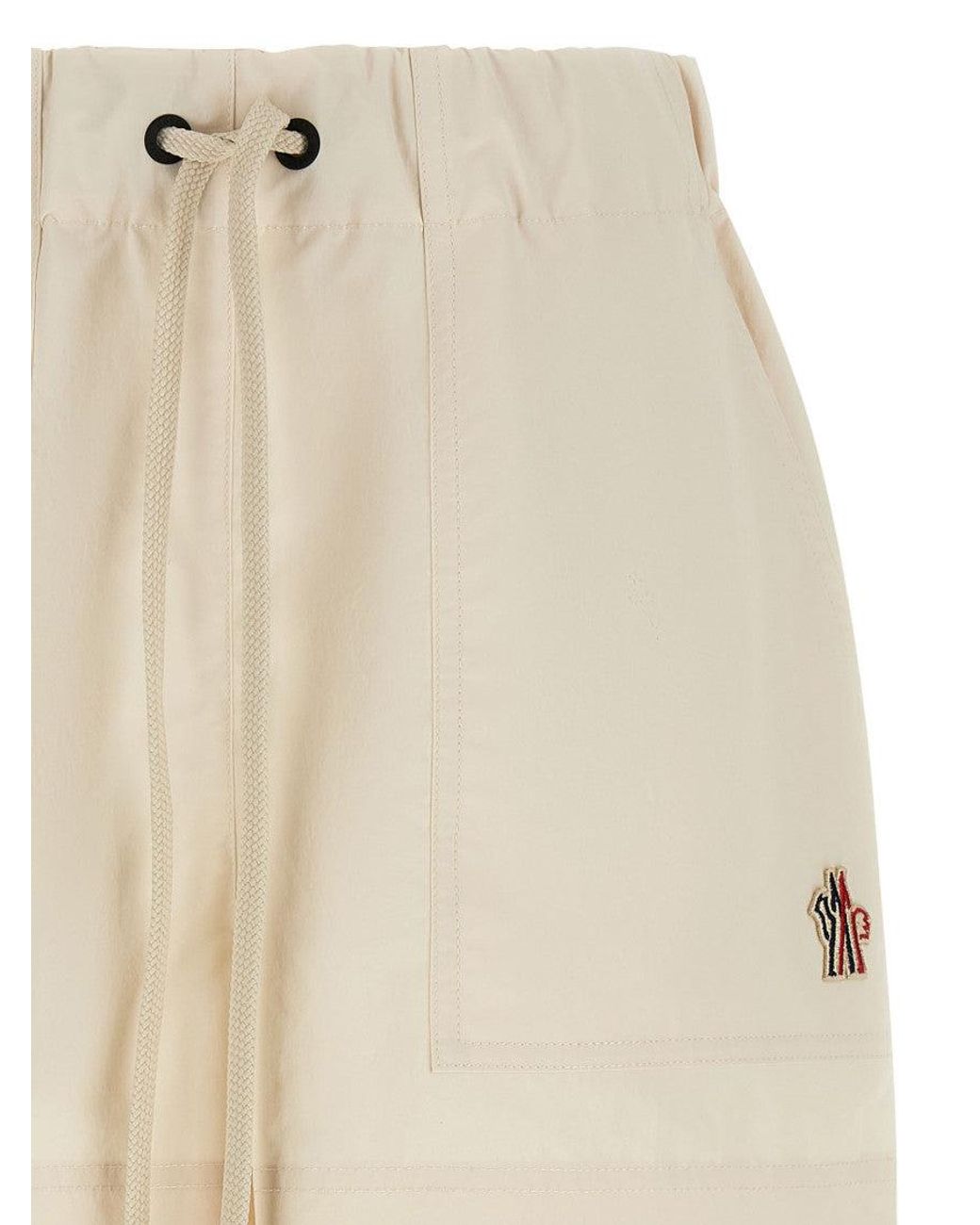 Moncler Natural Polyester Bermuda Shorts
