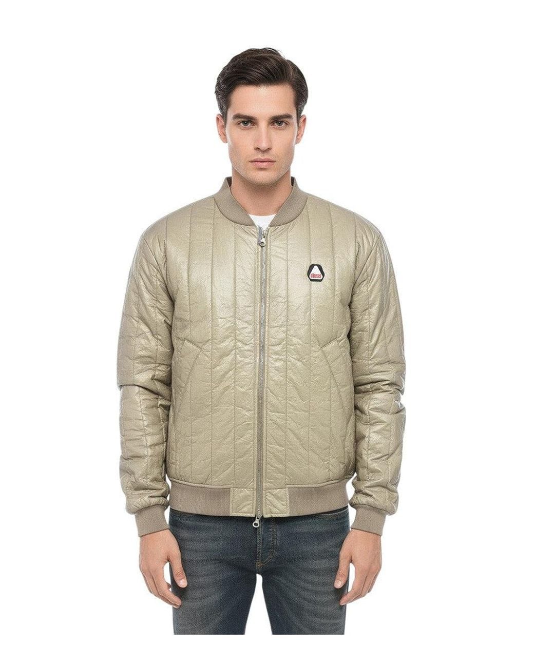 DIESEL Natural Band Collar Jacket for men