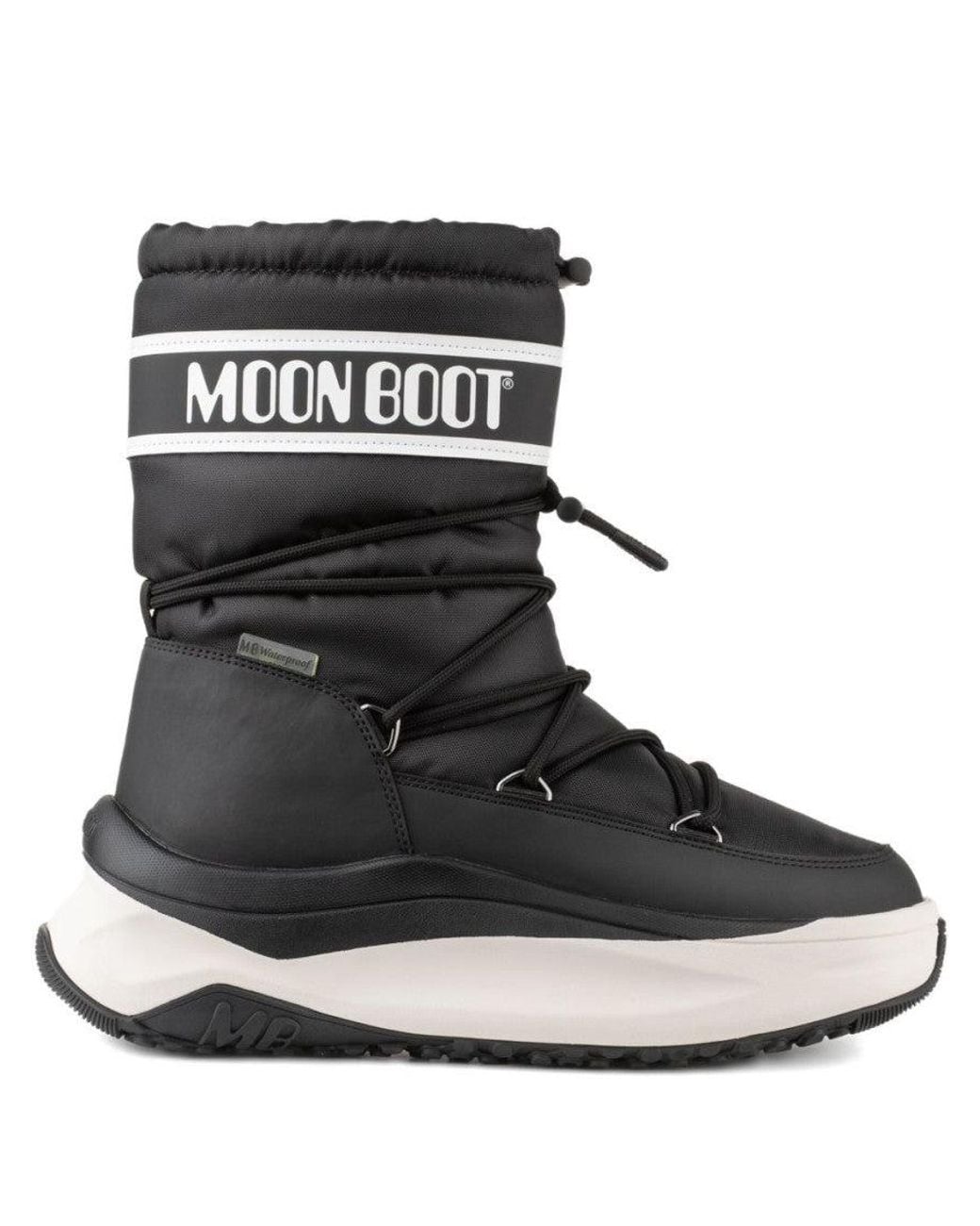 Moon Boot Black Ankle Boots for men