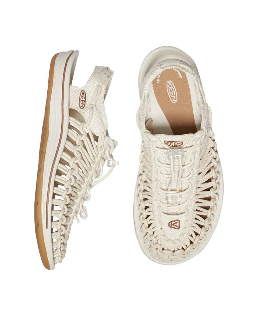 Keen White Logo Sandals